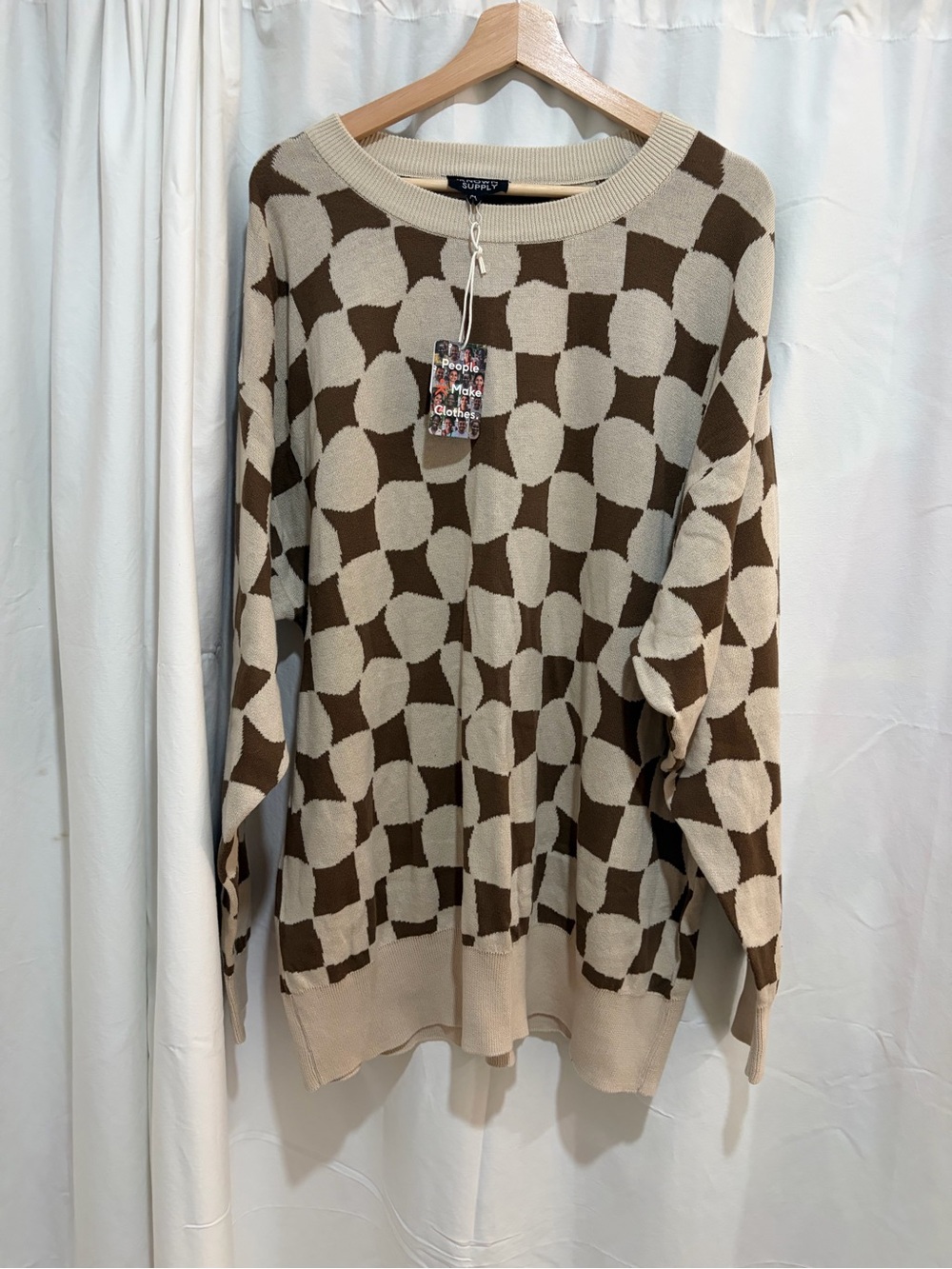 Pact XL cotton sweater NEW
